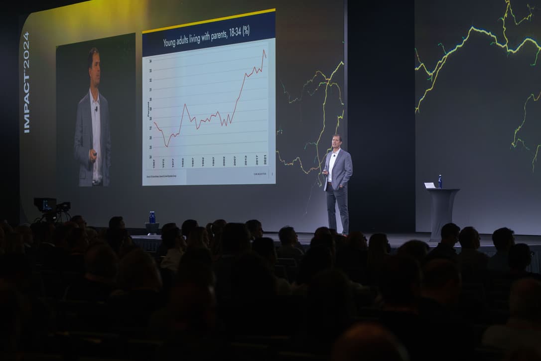 Cam Marston speaking at a conference